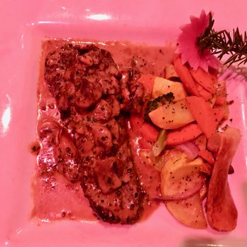 Jacksonville Inn - New York Pepper Steak. Looks great but tastes blah! $42.35 (including a 6% surcharge)! Speaking of a sticker shock! - Hotels Near Me - Jacksonville, Oregon Jacksonville Inn - New York Pepper Steak. Looks great but tastes blah! $42.35 (including a 6% surcharge)! Speaking of a sticker shock! - Hotels Near Me - Jacksonville, Oregon