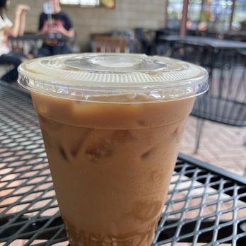 The Coffee Shop - Americano with oat milk and hazelnut yummm - Coffee & Tea Near Me - Gilbert, Arizona