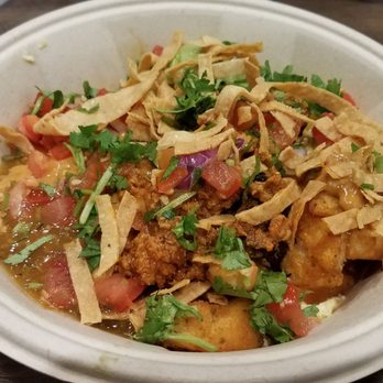 QDOBA Mexican Eats - Breakfast bowl, with 1/2 chicken 1/2 chorizo. All this for $5.23 out the door! - Mexican Near Me - Seattle, Washington QDOBA Mexican Eats - Breakfast bowl, with 1/2 chicken 1/2 chorizo. All this for $5.23 out the door! - Mexican Near Me - Seattle, Washington