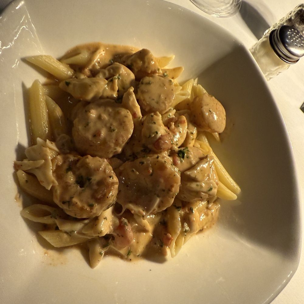 Stefano's - Penne vodka with shrimp and scallops - Seafood Near Me - Beach Haven, New Jersey