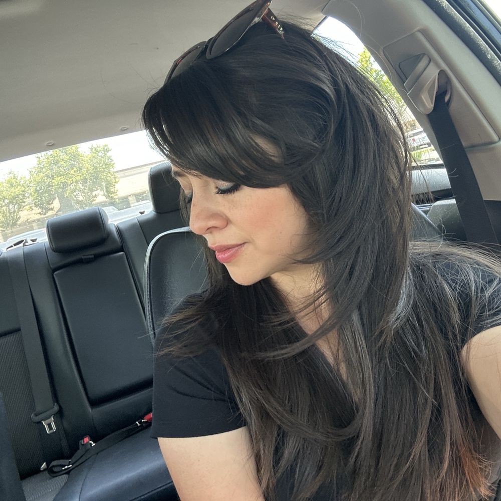 Aprima Salon - My hair is so happy! Look at all that volume! Nicole, you rock! - Hair Salons Near Me - Fair Oaks, California