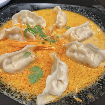 Buddha Thai Bistro - Pot stickers in red curry - Thai Near Me - Vacaville, California