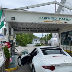 Fairwind Marine Supply - Full service gas station in New Harbor. So glad we stopped by and met the nicest local, Edgar (to the right of pic)
