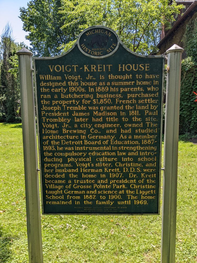Voigt-Kreit House Historical Marker