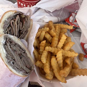 The Meat Market - Famous Tri Tip Sandwich with fries - Meat Shops Near Me - Fresno, California The Meat Market - Famous Tri Tip Sandwich with fries - Meat Shops Near Me - Fresno, California