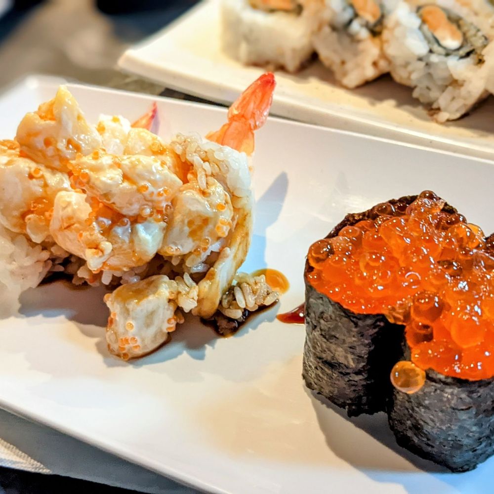 Sushi Pier - Upside down shrimp - Sushi Bars Near Me - Reno, Nevada Sushi Pier - Upside down shrimp - Sushi Bars Near Me - Reno, Nevada