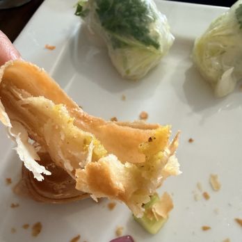 Arun Thai Foods - Sorry about this pick it's the half eaten curry puff - Thai Near Me - Watauga, Texas
