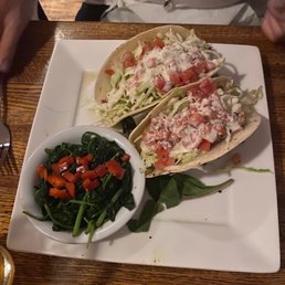 Fish Taco* Sauteed Spinach