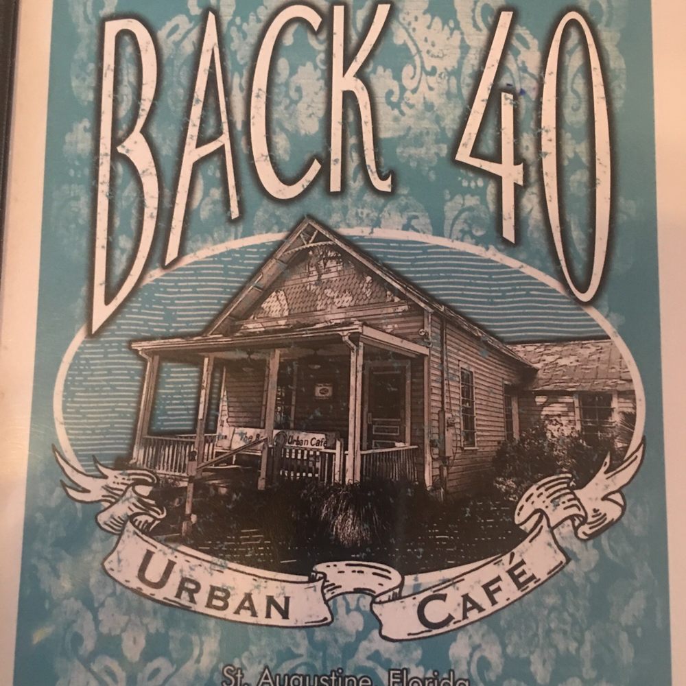 Back 40 Urban Cafe - Caribbean Near Me - St. Augustine, Florida