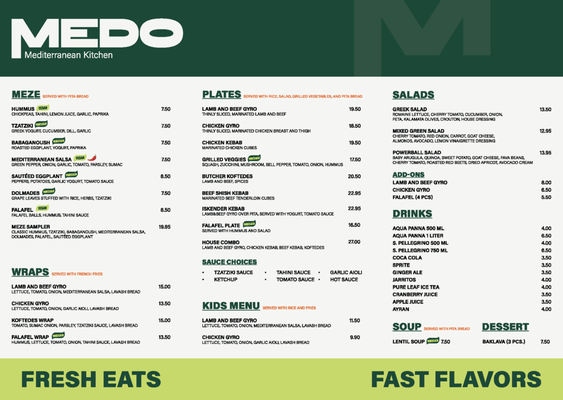 Menu photo 2 Medo Mediterranean Kitchen Perrine, FL Menu photo 2 Medo Mediterranean Kitchen Perrine, FL