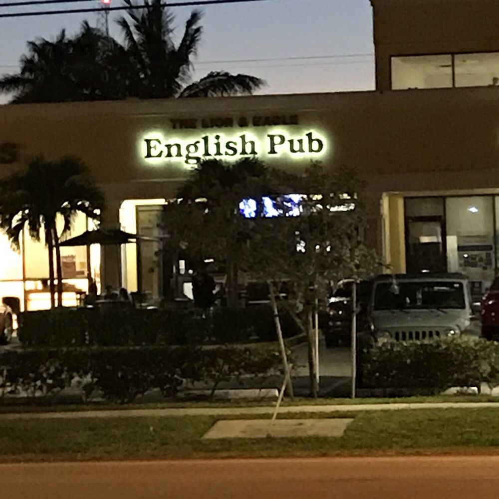 The Lion & Eagle Pub - Turns out it really is an authentic English pub! - Pubs Near Me - Boca Raton, Florida The Lion & Eagle Pub - Turns out it really is an authentic English pub! - Pubs Near Me - Boca Raton, Florida