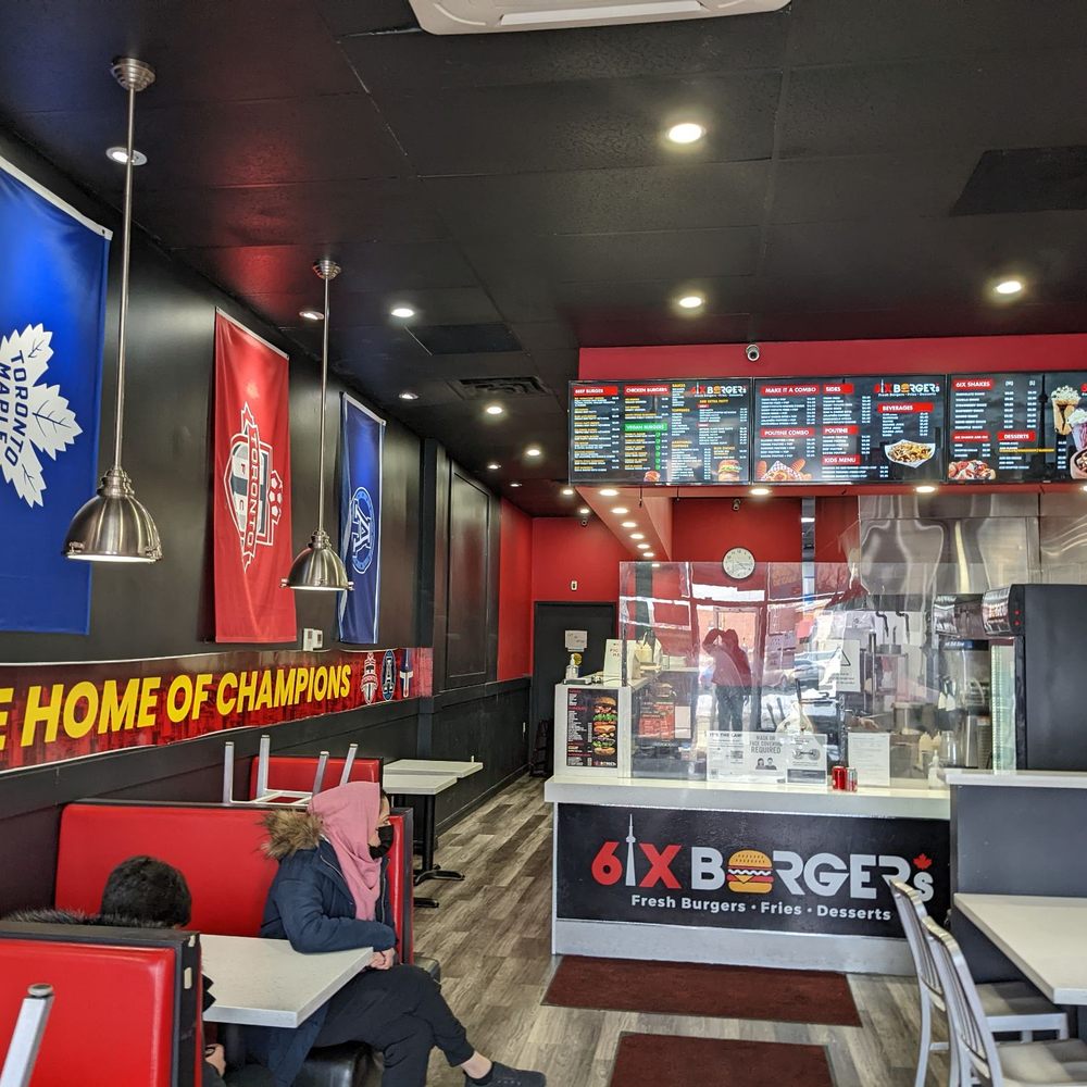6ix Burgers - Interior - Burgers Near Me - Markham, Ontario