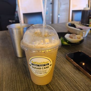 SaigonView - Vietnamese coffee with coconut milk. Strong, but really good! - Vietnamese Near Me - Santa Ana, California SaigonView - Vietnamese coffee with coconut milk. Strong, but really good! - Vietnamese Near Me - Santa Ana, California