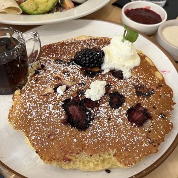 Madi - Blackberry goat cheese pancakes - Breakfast & Brunch Near Me - San Diego, California Madi - Blackberry goat cheese pancakes - Breakfast & Brunch Near Me - San Diego, California