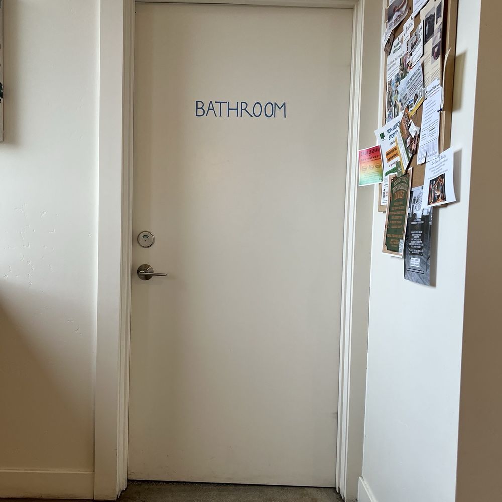 Little King Coffee - Bathroom door - Coffee & Tea Near Me - Buellton, California