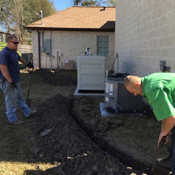 A&A GenPro - Digging and inspecting. - Generator Installation/Repair Near Me - Houston, Texas