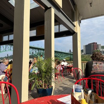 Calhoun's - Outside patio view - Barbeque Near Me - Knoxville, Tennessee Calhoun's - Outside patio view - Barbeque Near Me - Knoxville, Tennessee