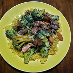 New China Fun - Beef and Broccoli/Fried Rice
