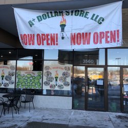 A+ Dollar Store - Out front, right by bruegger's