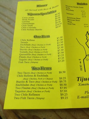 Menu photo 3 Tijuana Taqueria Placerville, CA Menu photo 3 Tijuana Taqueria Placerville, CA