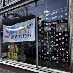 SCRAP PDX - Front window display