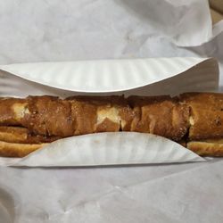 Olly's Pizzeria - $3 garlic bread. Very dry and bland.