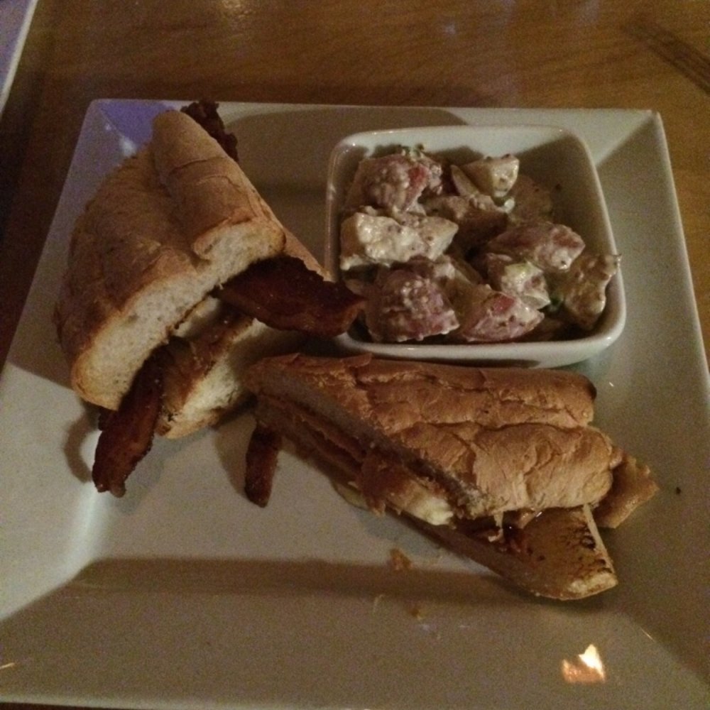The Bricks - The Elvis with Potato Salad - Bars Near Me - Tampa, Florida The Bricks - The Elvis with Potato Salad - Bars Near Me - Tampa, Florida