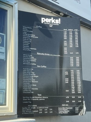 Menu photo 4 Perks Hurricane, UT