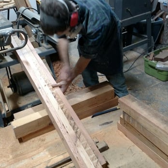 Citizen Carpentry - Cleaning up old lumber salvaged from a south city building. - Carpenters Near Me