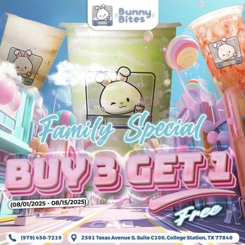 Bunny Bites - Coffee & Tea Near Me - College Station, Texas