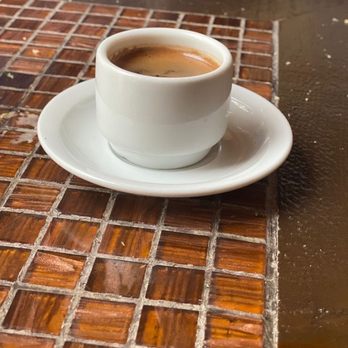 Mythic Grill - And a great coffee to finish it all off - Greek Near Me - London, Ontario