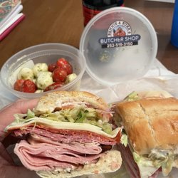 Bennie & Burk’s Butcher Shop - Italian Hoagie & Caprese Salad