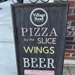 Village Road Pizzeria - 9/5/24 Oh look! Another spot where pizza by the slice is available!!
