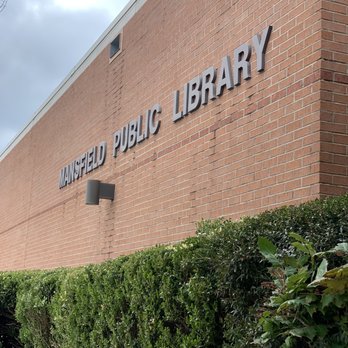 Mansfield Public Library - Outdoor signage. - Libraries Near Me - Mansfield, Texas