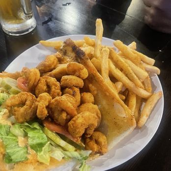 The Tipsy Crawfish - The shrimp po boy had so much shrimp! It was outstanding! - Coffee & Tea Near Me - McKinney, Texas