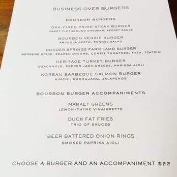 Bourbon Steak - Lunch Special --Bar Area Only!....Amazing deal and burgers!! - Steakhouses Near Me - Washington, DC, District of Columbia Bourbon Steak - Lunch Special --Bar Area Only!....Amazing deal and burgers!! - Steakhouses Near Me - Washington, DC, District of Columbia