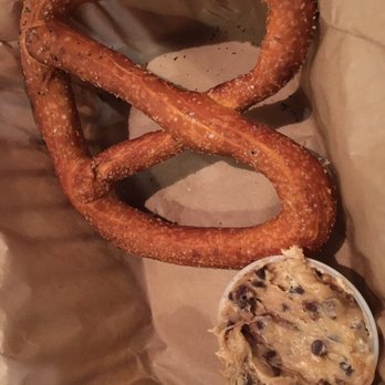 The Malted Barley - Salt pretzel with the cookie dough () dip - Pretzels Near Me - Providence, Rhode Island The Malted Barley - Salt pretzel with the cookie dough () dip - Pretzels Near Me - Providence, Rhode Island