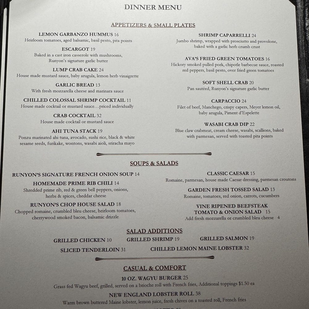 Runyon's - New American Near Me - Coral Springs, Florida