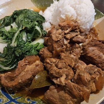 Asian Kitchen - pork adobo with rice and batchoy $16... - Asian Fusion Near Me - Brooks, California Asian Kitchen - pork adobo with rice and batchoy $16... - Asian Fusion Near Me - Brooks, California