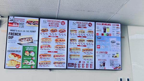 Menu photo 1 Lennys Grill & Subs Humble, TX