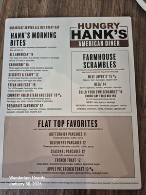 Menu photo 2 Hungry Hanks Winnemucca, NV