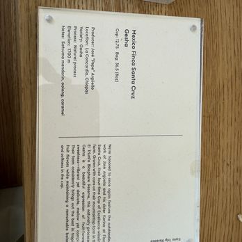 Maru Coffee - Menu 8.19.25 - Coffee & Tea Near Me - Los Angeles, California