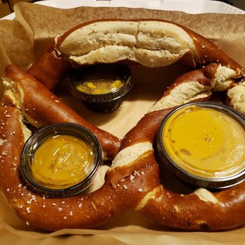 Rohrbach Buffalo Road Brewpub - Take out soft pretzel appetizer - American Near Me - Rochester, New York