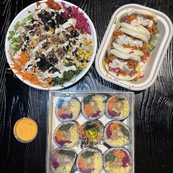 Daily Seoul - jumbo shrimp kimbap, pork bao buns, and beef bugoli bowl - Korean Near Me - East Rutherford, New Jersey Daily Seoul - jumbo shrimp kimbap, pork bao buns, and beef bugoli bowl - Korean Near Me - East Rutherford, New Jersey