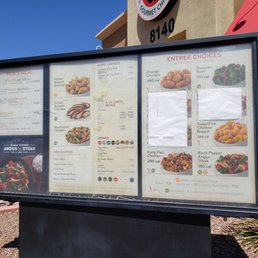 Quarantine drive-thru menu Quarantine drive-thru menu