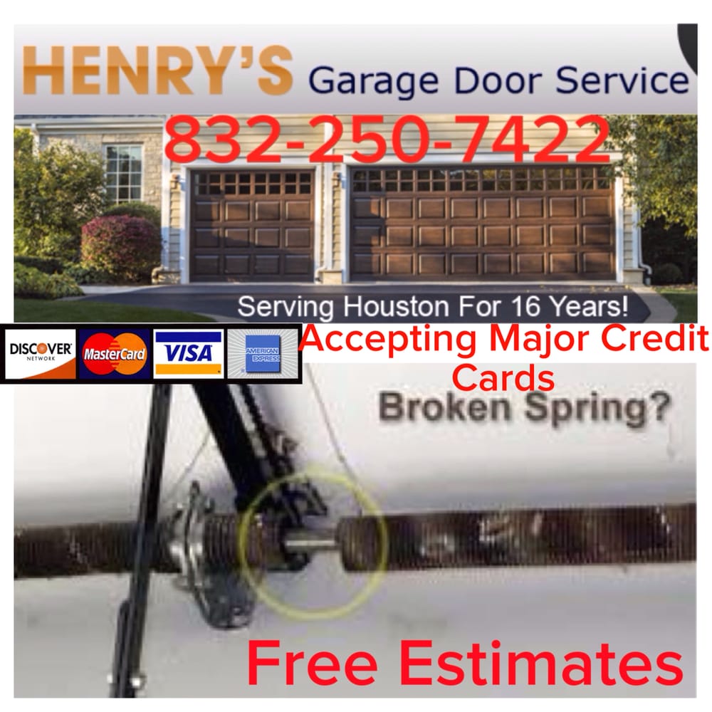 HENRY’S GARAGE DOOR SERVICE Updated October 2024 15 Photos 5614 W