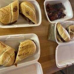 Cali Jay’s BBQ - 3 tri tip Sandys () & Ribs $46.something