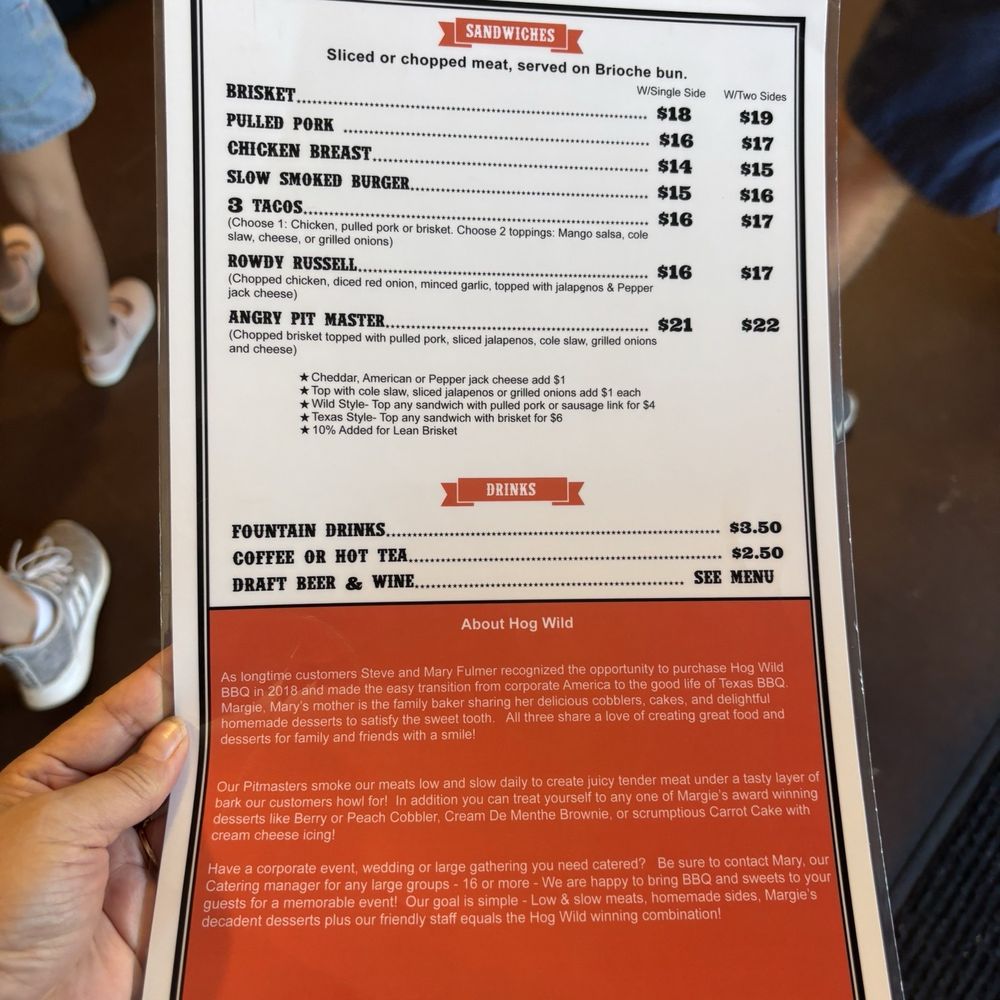 Hog Wild Bar-B-Que - Menu 8/2025 - Barbeque Near Me - Placerville, California Hog Wild Bar-B-Que - Menu 8/2025 - Barbeque Near Me - Placerville, California