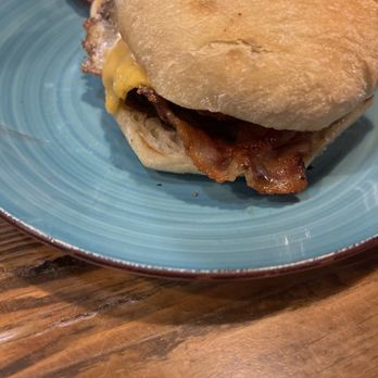 Blueprint Cafe Lounge - Pepper Sausage, Egg & Cheese - Cafes Near Me - Newark, New Jersey