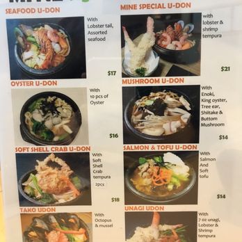 MINE Sushi - Lunch menu for udon - Japanese Near Me - Markham, Ontario MINE Sushi - Lunch menu for udon - Japanese Near Me - Markham, Ontario